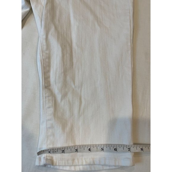 Gloria Vanderbilt Womens Capris Pant DGVB4493 All Around Slimming Effect White 6 - Picture 8 of 11